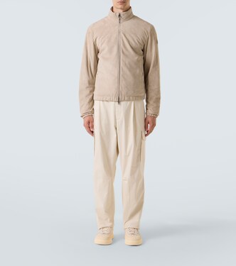 Chaqueta de plumas Cernay de ante | Moncler