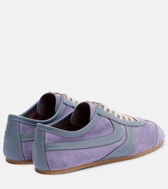 Sneakers aus Veloursleder mit Leder | Dries Van Noten