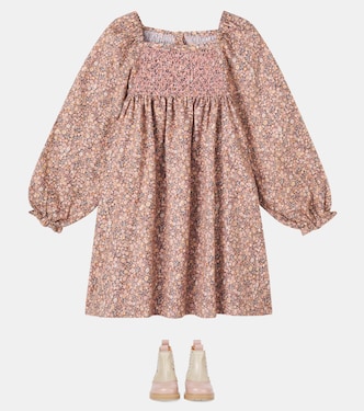 Bella floral cotton dress | Wheat
