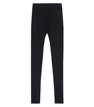 Leggings Comfy de cachemir acanalado | Loro Piana Kids