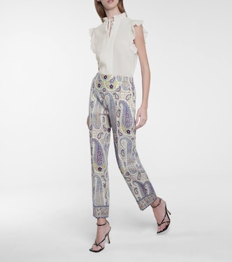 Hose aus Wolle und Seide | Etro