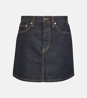 Denim miniskirt | Wardrobe.NYC