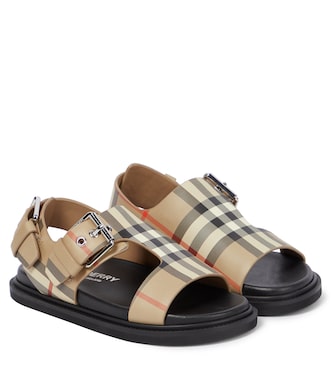 Sandales Vintage Check en cuir | Burberry Kids