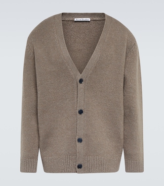 Wool and cotton blend cardigan | Acne Studios