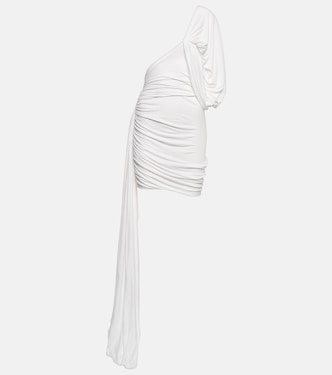 One-shoulder draped minidress | Rick Owens