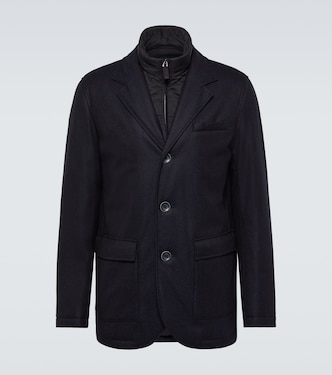 Convertible wool and cashmere blazer | Herno