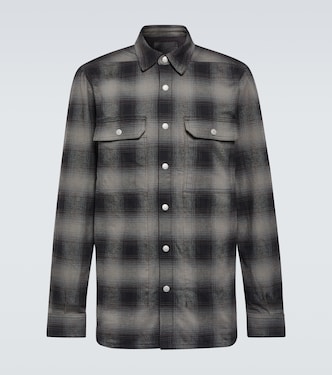 Camisa de algodón a cuadros | DRKSHDW by Rick Owens