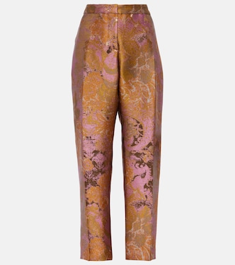 Mid-Rise-Hose aus Jacquard | Dries Van Noten