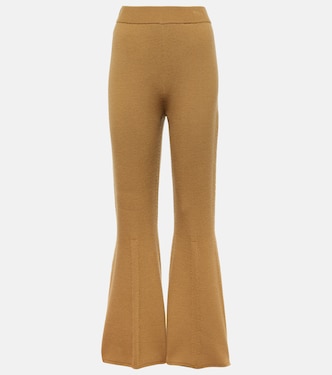 Pantalon évasé en laine mélangée | Joseph