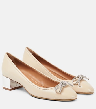 Parisina Crystal 35 leather pumps | Aquazzura