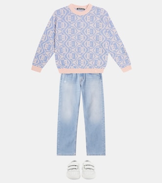 Distressed straight jeans | Acne Studios Kids