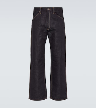 x Levi's® jeans rectos de algodón y lino | Junya Watanabe