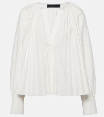 Blouse Monica en coton mélangé | Proenza Schouler