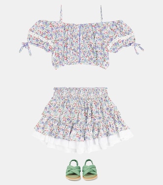 Bedruckter Minirock Ariane | Poupette St Barth Kids