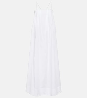Vestido largo Heather de batista de algodón | Asceno