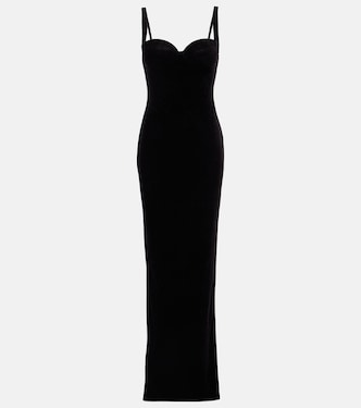 Robe aus Samt | Balenciaga