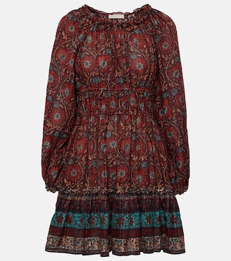 Val floral puff-sleeve minidress | Ulla Johnson