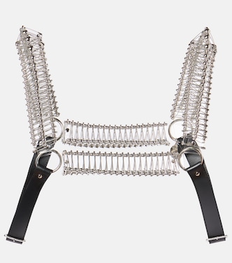 Harness mit Lederimitat | Noir Kei Ninomiya