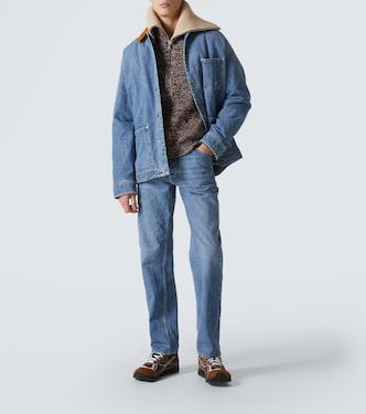 Pullover in lana e cotone a coste | Bottega Veneta