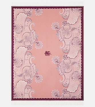 Bloom floral wool throw | Etro