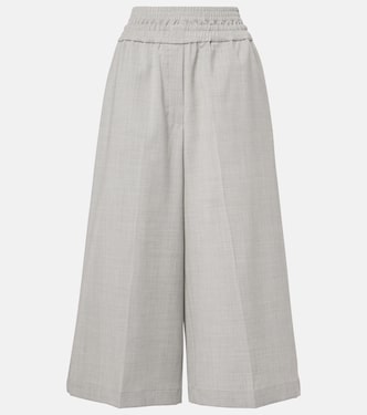 Cropped wool culottes | Loewe