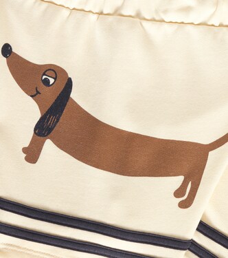 Bermuda Dog in cotone con stampa | Mini Rodini