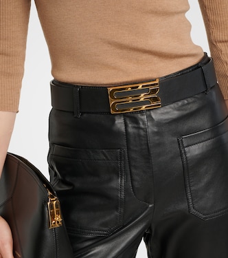 Ceinture Jumbo Frame en cuir | Victoria Beckham