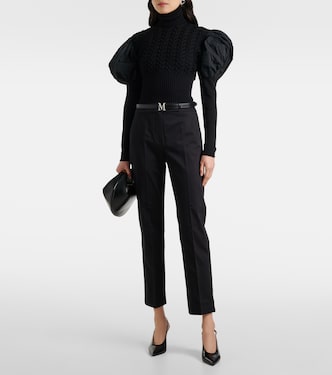 Pantaloni flared Okra in cotone | Max Mara