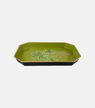 Palms hand-painted iron tray | Les-Ottomans