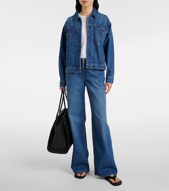 Jeans a gamba larga e vita alta Eglitta | The Row