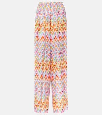 Zigzag wide-leg pants | Missoni