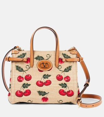 Sac Antibes Cherryfic Small en jacquard | Valentino Garavani