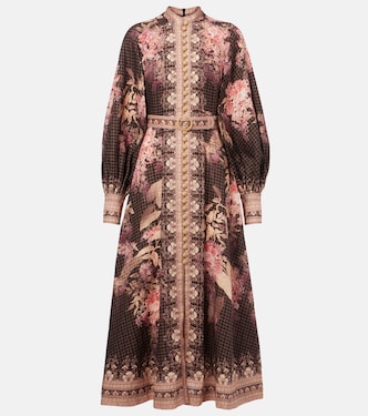Midikleid Illuminate aus Leinen | Zimmermann