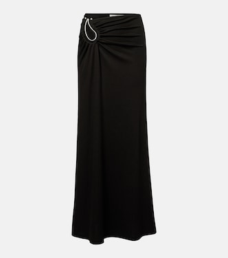 Paisley gathered maxi skirt | Christopher Esber