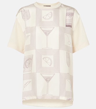 Bedrucktes T-Shirt Mazzorbo aus Seiden-Jersey | Loro Piana