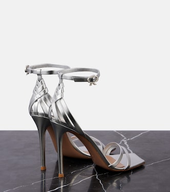 Sandali 105 in pelle metallizzata | Gianvito Rossi