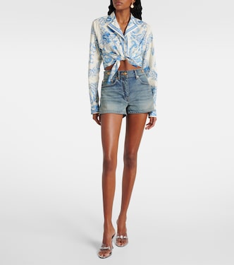 Crop top Underwater Barocco | Versace
