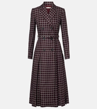 Chaney houndstooth wool-blend midi dress | Emilia Wickstead