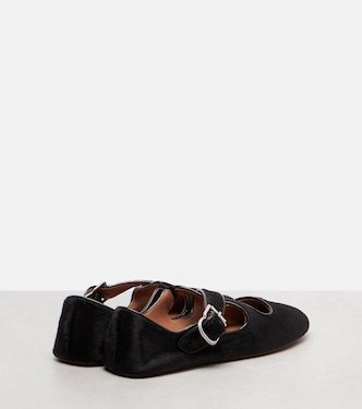 Calf hair ballet flats | Alaïa