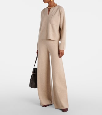 Judy wool and cashmere wide-leg pants | Max Mara