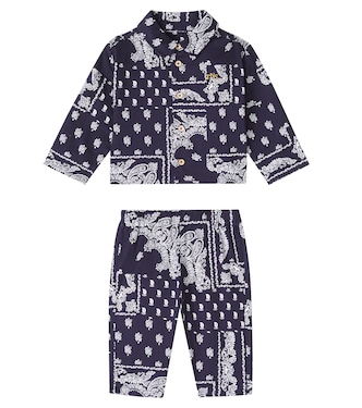 Baby Luis cotton shirt and pants set | The New Society