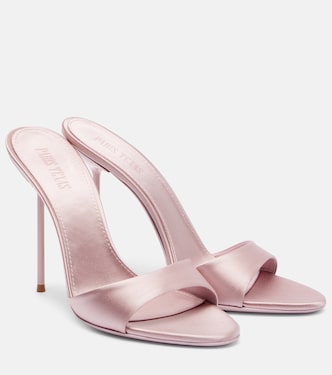 Lidia 105 satin mules | Paris Texas