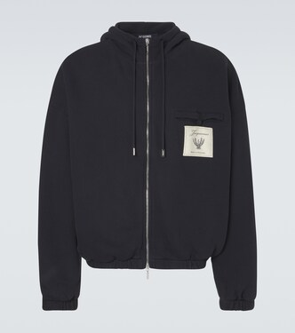 Torneo cotton fleece zip-up hoodie | Jacquemus