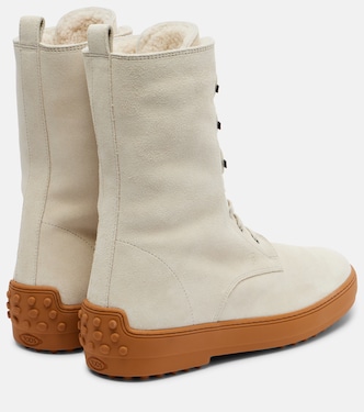 Schnürstiefel Winter Gommino aus Veloursleder | Tod's