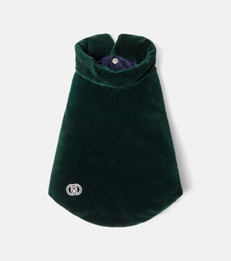 Manteau pour chien réversible en velours côtelé | Gucci