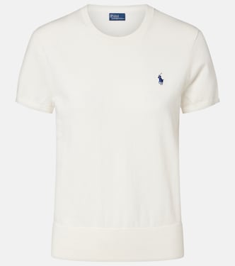 Logo cotton-blend top | Polo Ralph Lauren