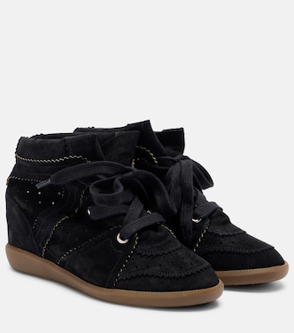 Bobby suede wedge sneakers | Isabel Marant
