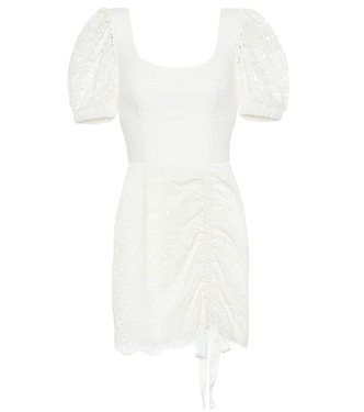 Vestido corto Le Saint de encaje | Rebecca Vallance