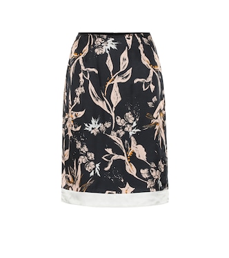 Falda Tamed Florals de mezcla de seda | Dorothee Schumacher