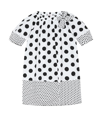 Polka-dot cotton dress | Il Gufo